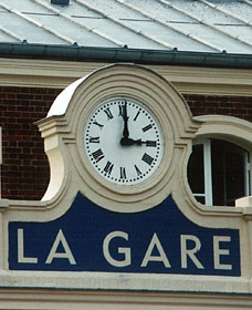 Horloge de la gare de la Muette